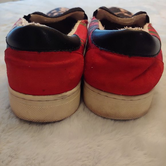 Steven by Steve Madden Addis contrasting pattern leopard / floral shoe 7 - Picture 3 of 9